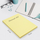 NOTE REPO JAUNE A5 100F 150X210MM