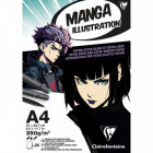 BLOC ILLUSTRATION MANGA A4 250G 20F