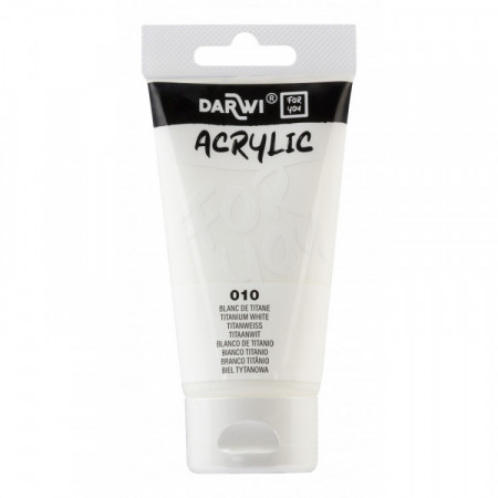 PEINTURE ACRYL BLANC DE TITANE 75ML