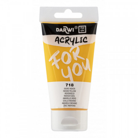 PEINTURE ACRYL JAUNE INDIEN 75ML