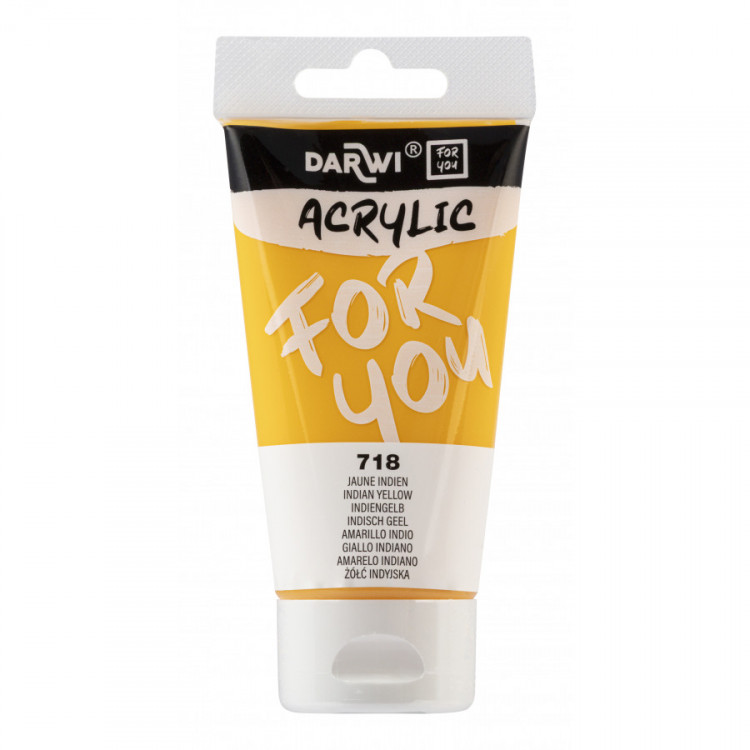 PEINTURE ACRYL JAUNE INDIEN 75ML