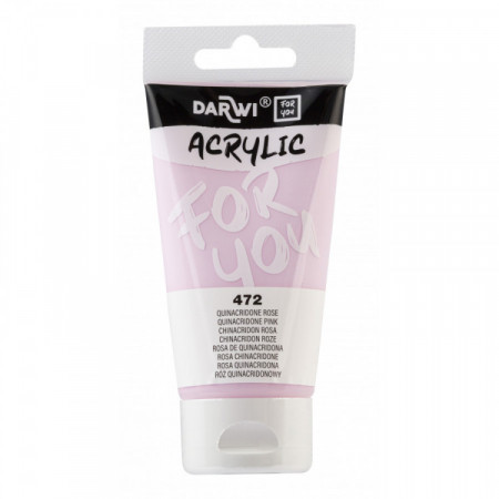 PEINTURE ACRYL QUINACRIDONE ROSE 75ML