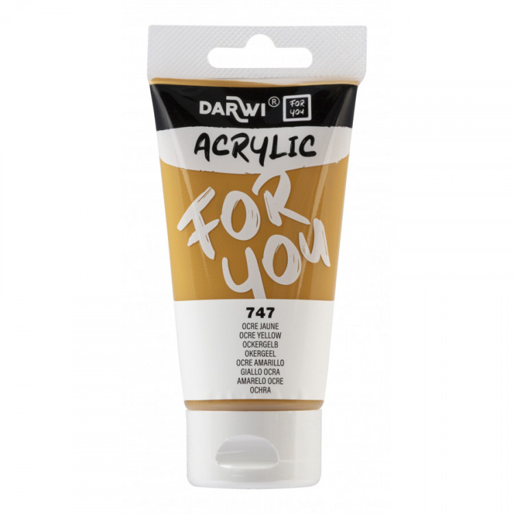 PEINTURE ACRYL OCRE JAUNE 75ML