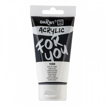 PEINTURE ACRYL NOIR DE FUMEE 75ML