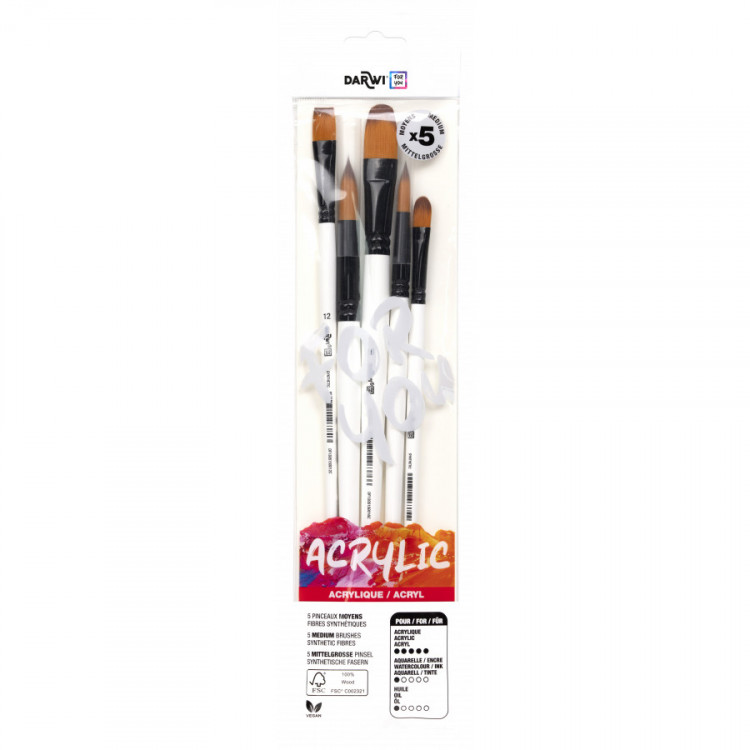 SET X5 PINCEAUX MOYENS