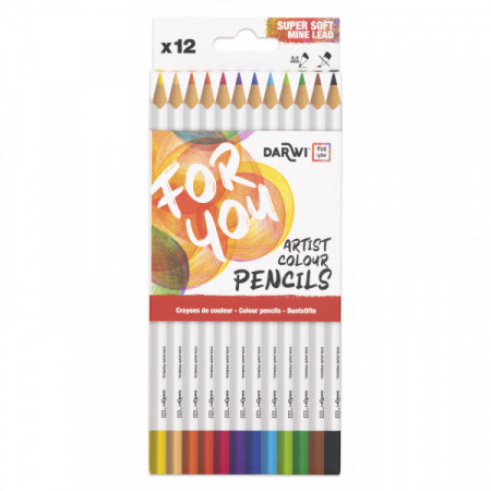 12 CRAYONS COULEURS STANDARDS