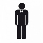 PICTO TOILETTE HOMME 1F