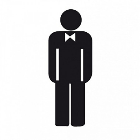 PICTO TOILETTE HOMME 1F