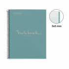 NOTEBOOK spirale A4 ECO EMOTION BLEU 80F