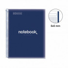 NOTEBOOK spirale A4 PP EMOTION MARIN 80F