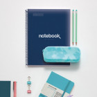 NOTEBOOK spirale A4 PP EMOTION MARIN 80F