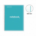 NOTEBOOK spirale A4 PP EMOTION CIEL 80F