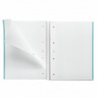 NOTEBOOK spirale A4 PP EMOTION CIEL 80F