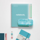 NOTEBOOK spirale A4 PP EMOTION CIEL 80F