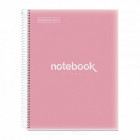 NOTEBOOK spirale A4 PP EMOTION ROSE 80F