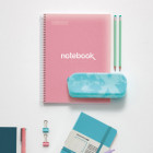 NOTEBOOK spirale A4 PP EMOTION ROSE 80F