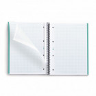 NOTEBOOK spirale A4 AV AQUAMARINE 80F