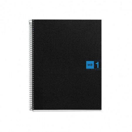 NOTEBOOK spirale A5 PP BLEU MARINE 80F