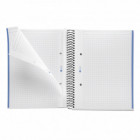 NOTEBOOK spirale A5 PP BLEU MARINE 80F