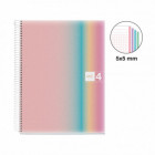 NOTEBOOK SP. A4 PP AURORA WEST BAY 120F