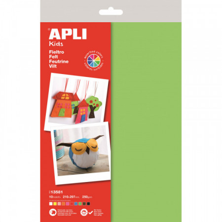 Feutrine couleurs assorties A4 10 feuilles