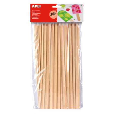 Pics en bois naturel 50 u.