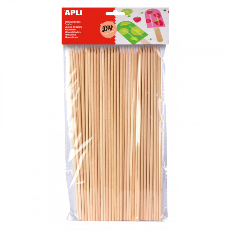 Pics en bois naturel 50 u.