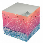 Bloc cube FANTAISIE 9x9x8cm 610F