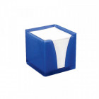 Bloc cube Plexi transl 10x10x9,5 cm blanc
