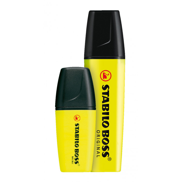 STABILO BOSS MINI JAUNE