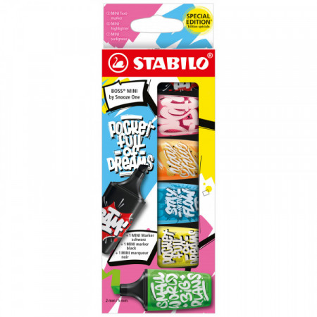 Etui X6 STABILO BOSS MINI SNOOZE ONE