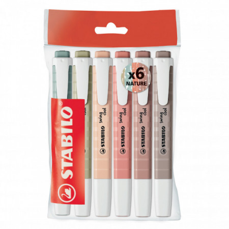 ECOPACK X6 STABILO SWING COOL NATURECOL