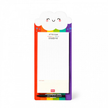 BLOC-NOTES MAGN. 60F DON'T FORGET RAINBOW