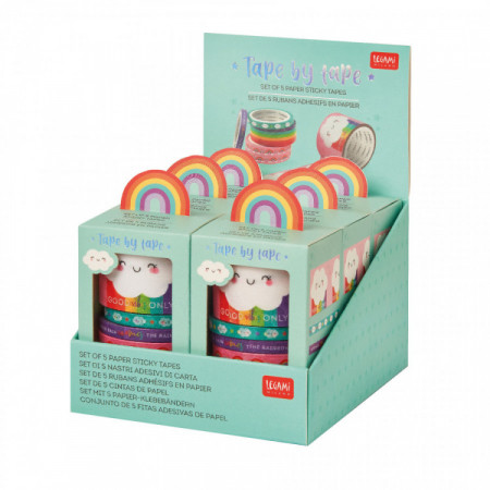 Lot X5 rubans adhésifs Rainbow 5m