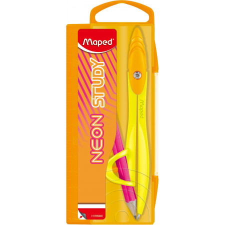 COMPAS STUDY NEON BAGUE BOITE CD