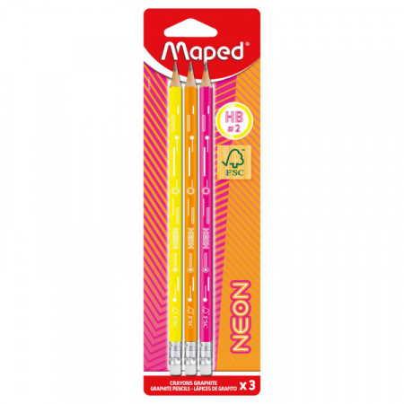 CRAY GRAPHITE FSC NEON EMB GOM HB X3 BL
