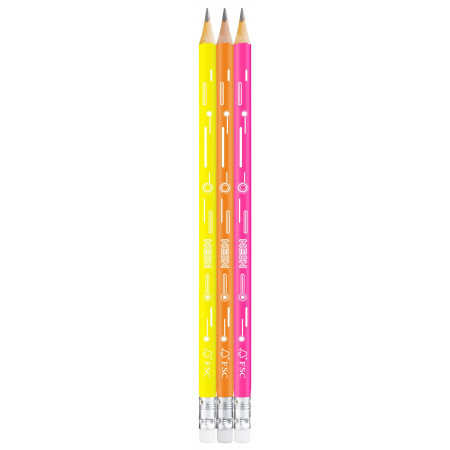 CRAY GRAPH FSC NEON EMB GOM HB X12 BOITE