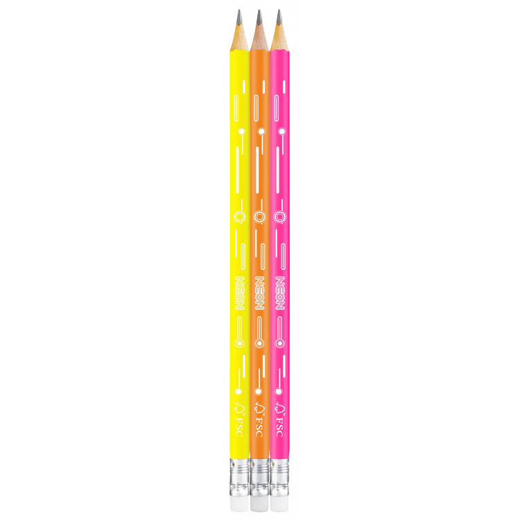 CRAY GRAPH FSC NEON EMB GOM HB X12 BOITE