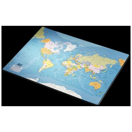SOUS-MAIN CARTE DU MONDE 54X41CM