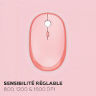 COMBO SANS FIL CLAVIER + SOURIS PURE ROSE