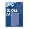 SIGNAL. MULTIF. Vert A3 420X297MM TRANSP