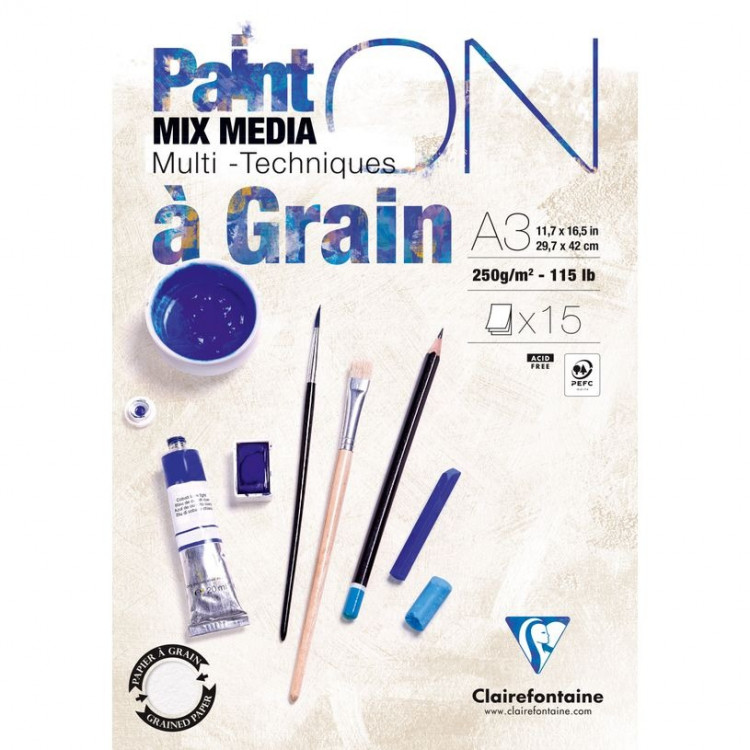 BLOC PAINTON A GRAIN A3 250G 15F