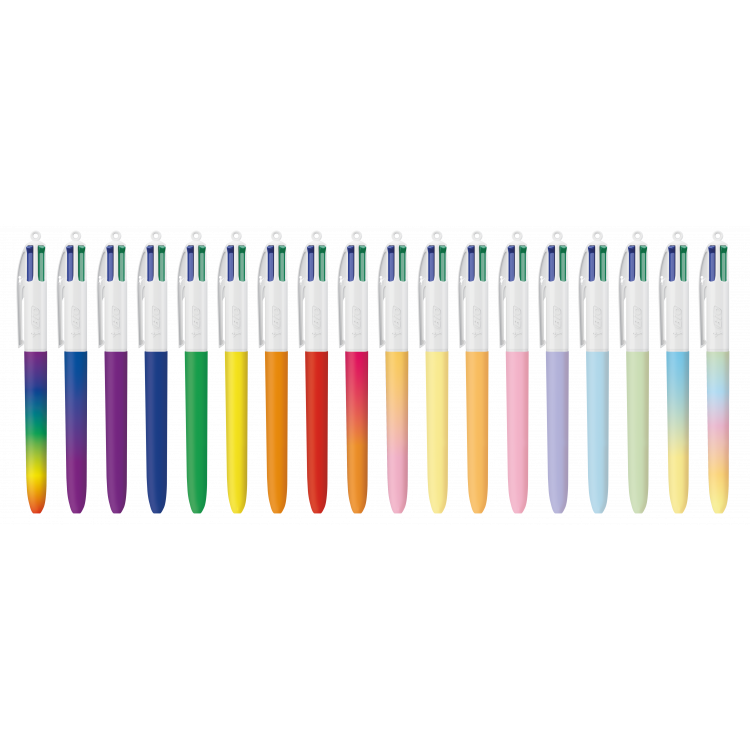 STYLO BIC 4 COULEURS BIC LE BAR COLLECTION ASSORTIE