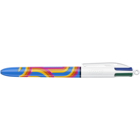 STYLO BIC 4 COULEURS design LineBlue PTE 1mm