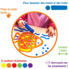 Lot de 6 Petits Tampons Gouache 50ml