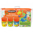 Kit créatif Dinosaures pour enfants – 4 figurines 3D à décorer avec P’tits Pots de gouache et gommettes
