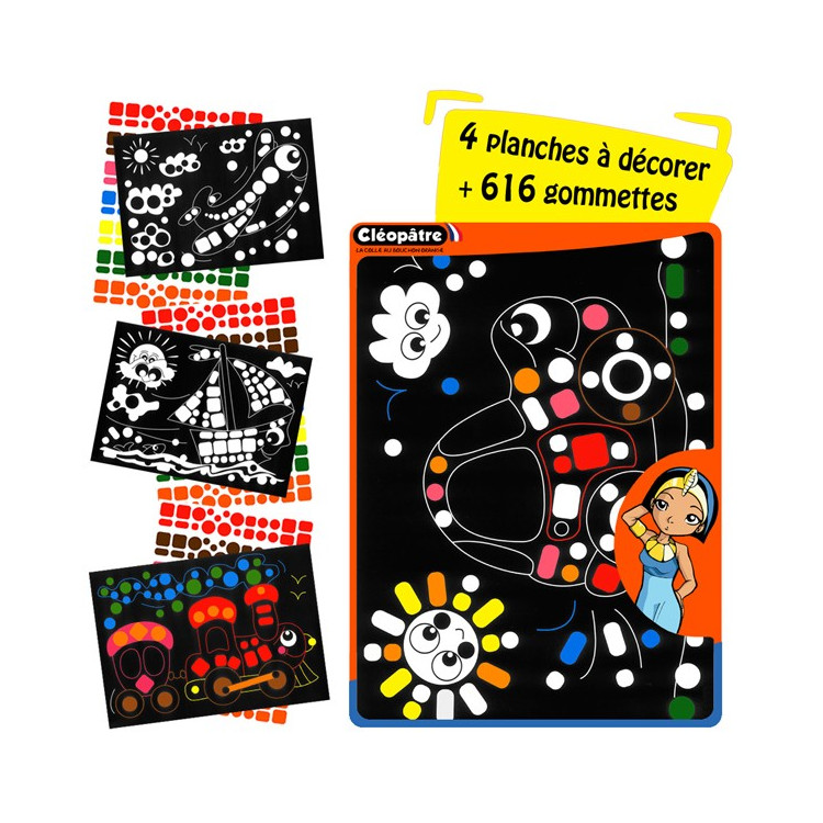 Atelier Gommettes – Moyens de Transport (Voiture, Train, Bateau, Avion)