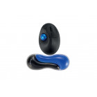 Repose-poignets Duo Gel bleu/gris fumé – Ergonomique et résistant aux désinfectants
