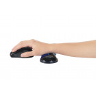 Repose-poignets Duo Gel bleu/gris fumé – Ergonomique et résistant aux désinfectants