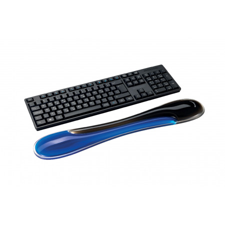 Repose-poignet SlimDuo Gel Clavier Bleu – Ergonomique et Ventilé
